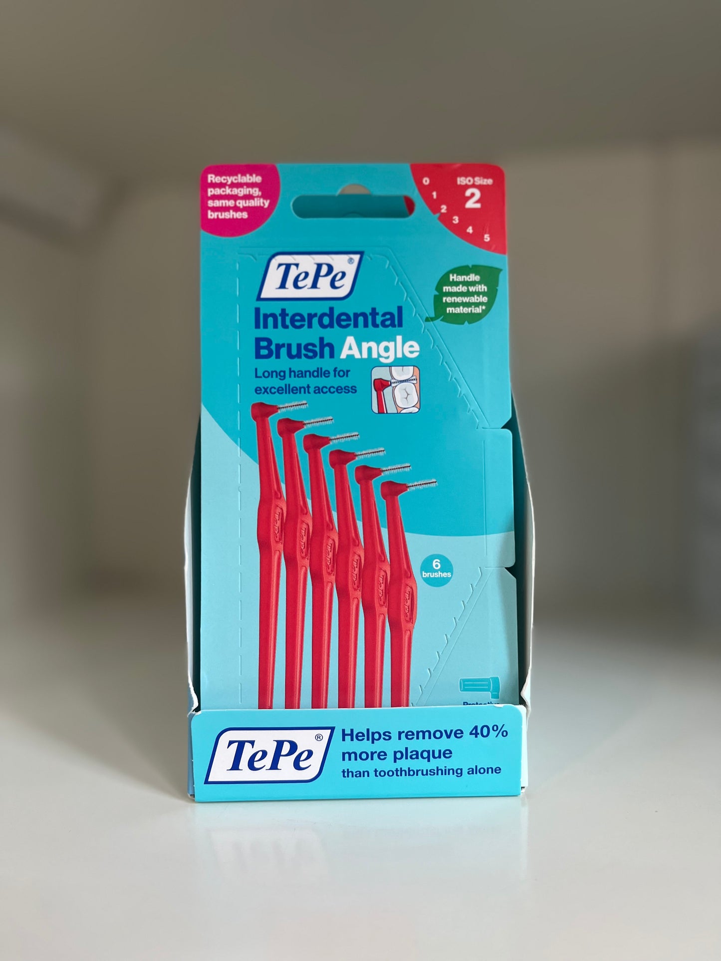 TePe Red Angled Brush