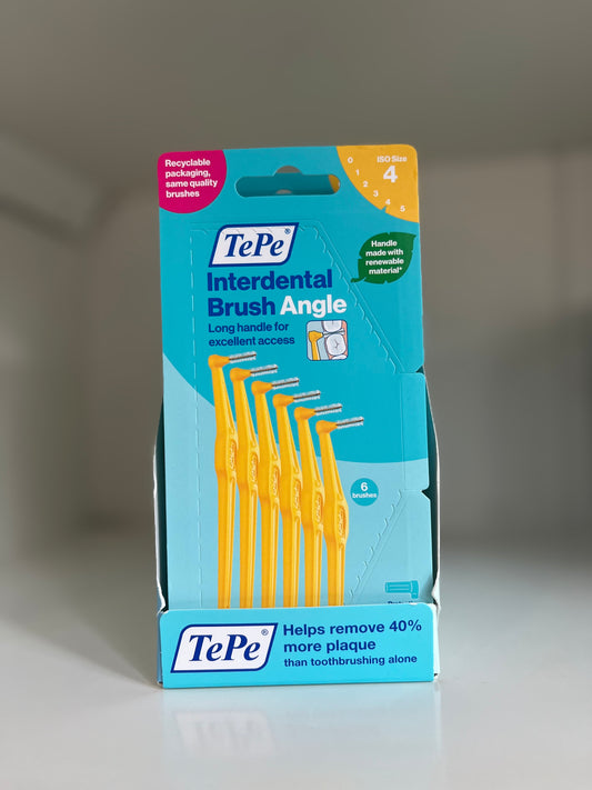 TePe Yellow Angled Brush